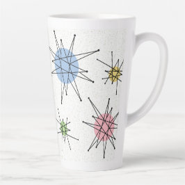 Caneca De Café Latte Meio século Franciscan Starburst 4