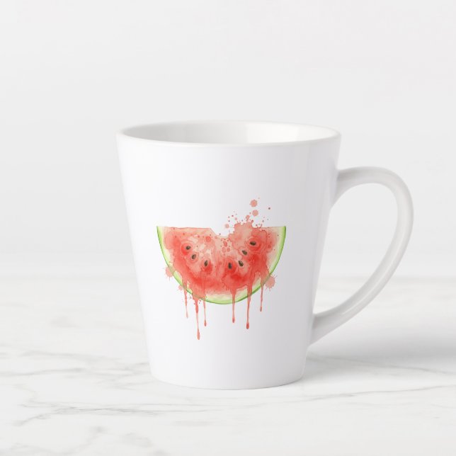 Caneca De Café Latte Melancia (Direita)