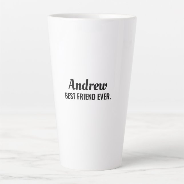 Caneca De Café Latte Melhor Amigo (Frente)
