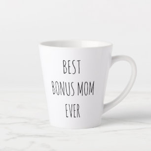 Caneca De Café Latte Melhor Bônus Mãe Nunca