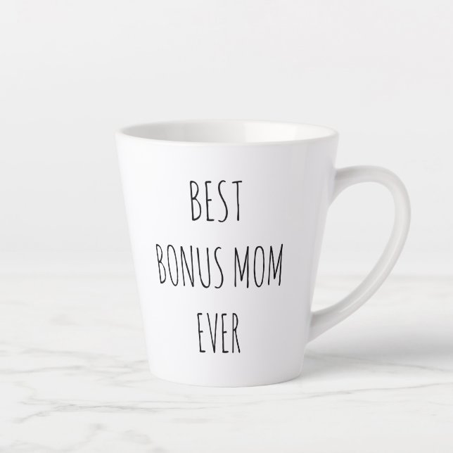 Caneca De Café Latte Melhor Bônus Mãe Nunca (Direita)