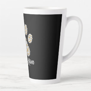Caneca De Café Latte Melhor Cachorro de Arte Mãe Todos Os Aniversários