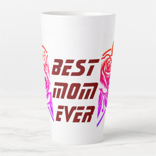 Caneca De Café Latte Melhor Dia de as mães MÃE de sempre