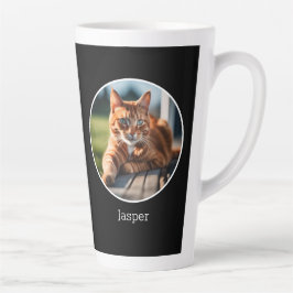 Caneca De Café Latte Melhor Dia de os pais de Fotos Personalizado do Pr