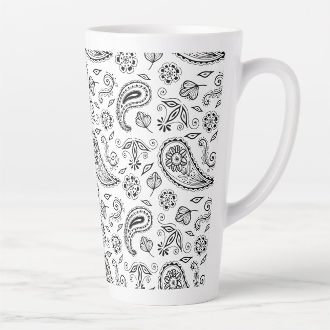 Caneca De Café Latte Melhor Lata Lateral (Direita)