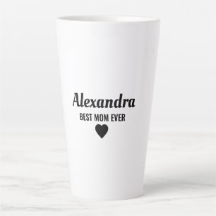 Caneca De Café Latte Melhor Mãe