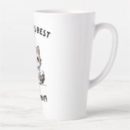 Caneca De Café Latte Melhor Mãe de Gato do Mundo – Presente para amante