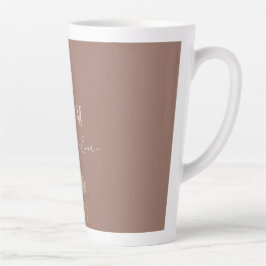 Caneca De Café Latte Melhor Mãe de Todos os Tempos, Fofo, Minimalista, 