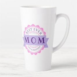 Caneca De Café Latte Melhor MÃE Do Mundo A Maior, Dia de as mães
