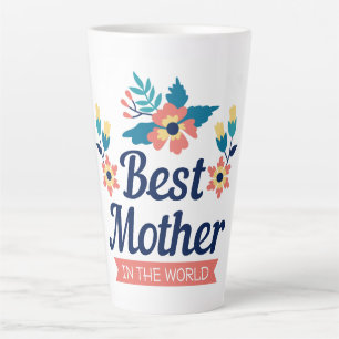 Caneca De Café Latte Melhor Mãe do Mundo DIA DE AS MÃES