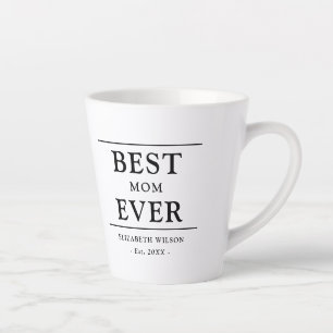 Caneca De Café Latte Melhor Mãe do Mundo Presente para Mães