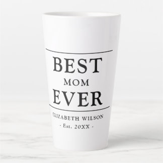 Caneca De Café Latte Melhor Mãe do Mundo Presente para Mães