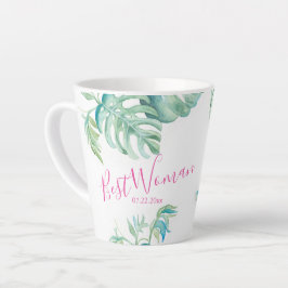 Caneca De Café Latte Melhor Mulher Aquarela Turtle Mug Mar