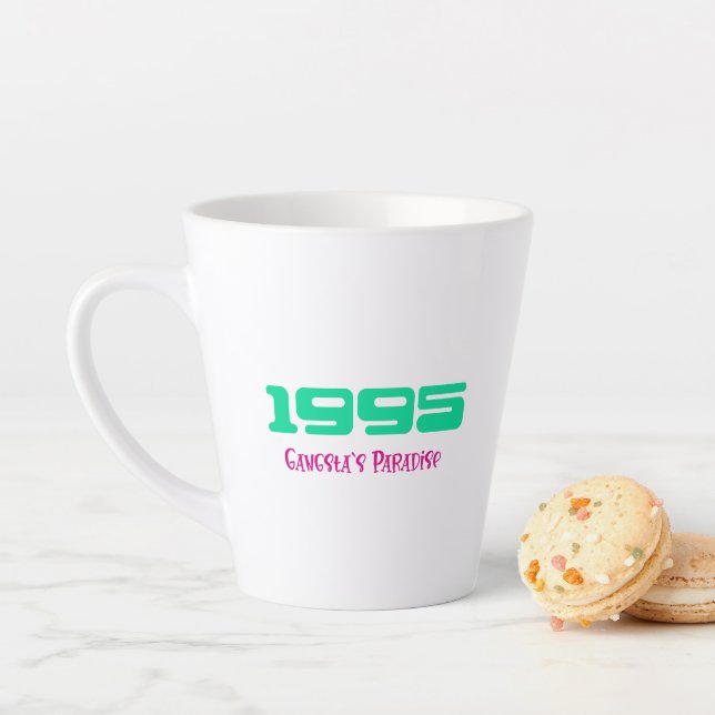 Caneca De Café Latte Melhor Música de 1995 (In Situ)
