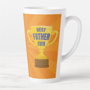 Caneca De Café Latte Melhor Padre Retro Copa Troféu para Pai Colorido