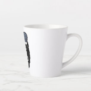 Caneca De Café Latte Melhor Pai de todos os tempos barba Pai de óculos