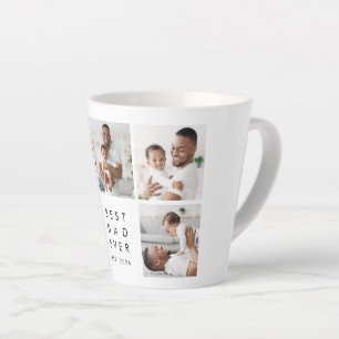 Caneca De Café Latte Melhor Pai Moderno de Todos os Tempos 3 Foto