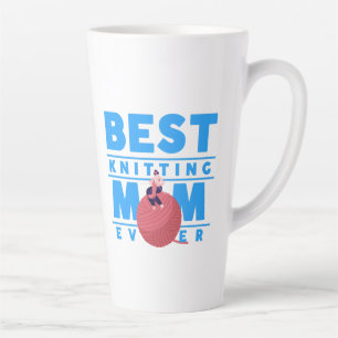 Caneca De Café Latte Melhor tricotar Mamãe, Matando Mamãe