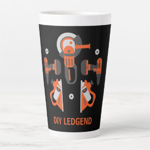 Caneca De Café Latte Melhoramento do lar