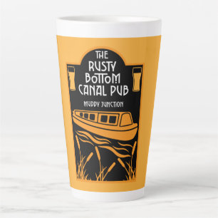 Caneca De Café Latte Melhores Pubs Narrowboat