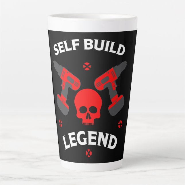 Caneca De Café Latte Melhoria de Lar (Frente)
