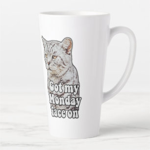 Caneca De Café Latte Meme engraçado de gato para amantes de gatinhos e