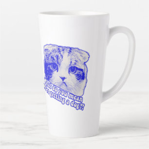 Caneca De Café Latte Memória de gato engraçada para amantes de gatos e 