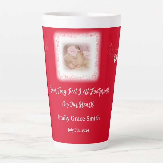 Caneca De Café Latte Memorial Baby Latte Mug Keepsael (Frente)