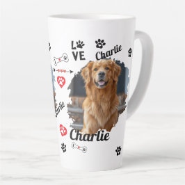 Caneca De Café Latte Memorial do Cachorro Personalizado | Pet Mug