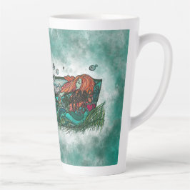 Caneca De Café Latte menina insensata