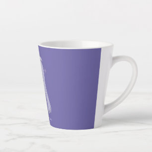 Caneca De Café Latte Menina Triste Fofa Ilustração Desenhada à Mão – Tu