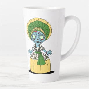 Caneca De Café Latte Menina Zumbi Brasileira Fofa