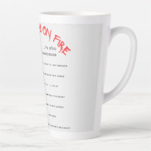 Caneca De Café Latte Menopause Mug Shot