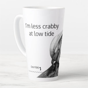 Caneca De Café Latte Menos Caranguejo Precisa De Café Arte De Carangue