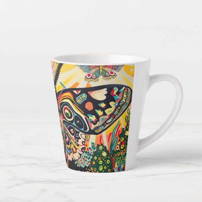Caneca De Café Latte Mensageiro dos Sonhos (Direita)