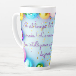 Caneca De Café Latte mensagem de amor para ela e ele