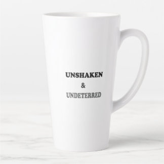 Caneca De Café Latte Mentalidade de Resiliência para Trabalho e Cotidia