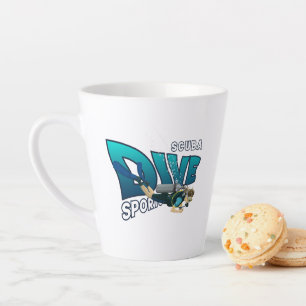Caneca De Café Latte Mergulho   