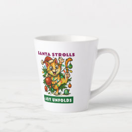 Caneca De Café Latte Merry Christmas