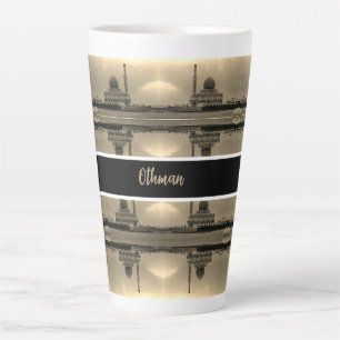 Caneca De Café Latte Mesquita Al-Muradiya Bagdá Iraque Antigo