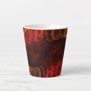 Caneca De Café Latte Metamorfose Abstrato Art
