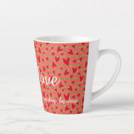 Caneca De Café Latte Meu amor eu desejo.. versão 2