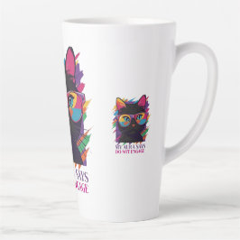 CANECA DE CAFÉ LATTE MEU AURA DIZ