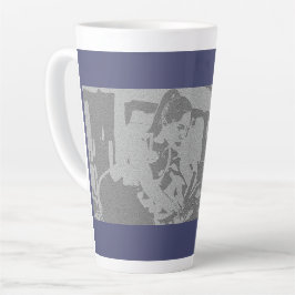 Caneca De Café Latte Meu Treinador de Spinning Favorito