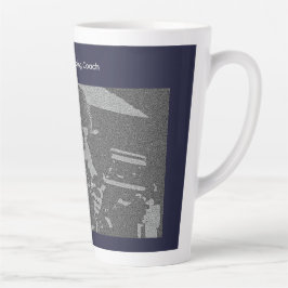 Caneca De Café Latte Meu Treinador de Spinning Favorito