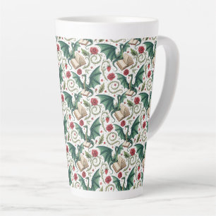 Caneca De Café Latte Meus Primeiros Amores - Dragões e Livros