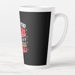 Caneca De Café Latte Meus Sonhos Pintaram Unhas