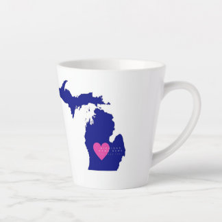 Caneca De Café Latte Michigan Mama News Mug