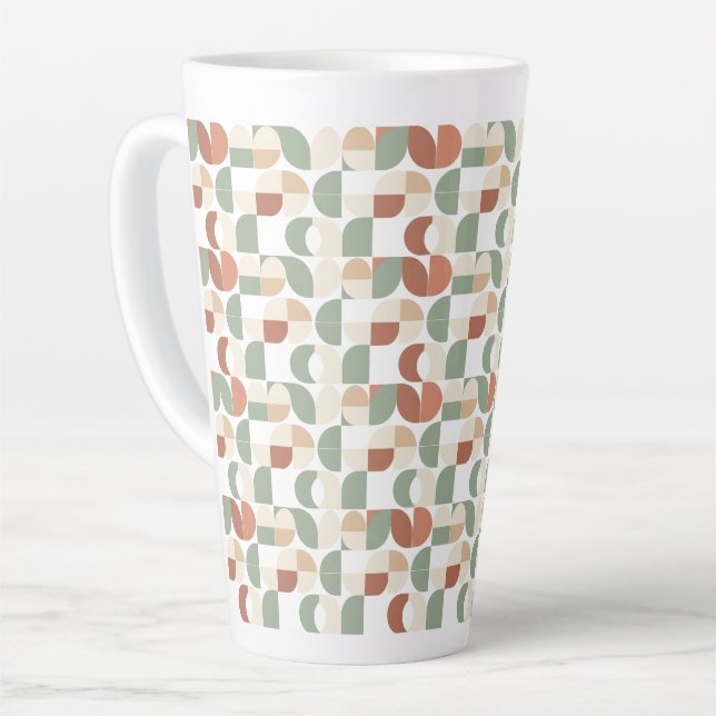 Caneca De Café Latte Mid Century  (Ângulo esquerdo)