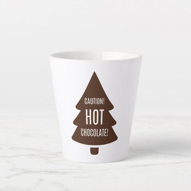 Caneca De Café Latte Mikitiez hotchocolate christmas mashmello warm (Frente)